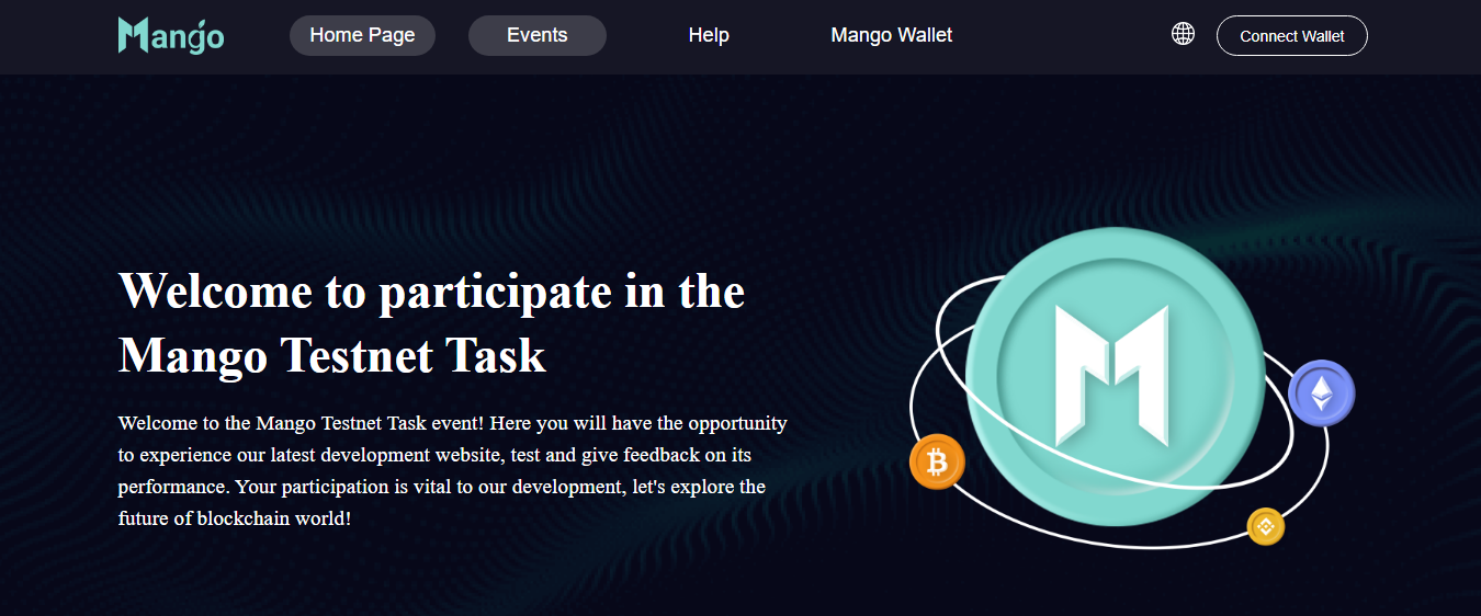 Mango Network Testnet Airdrop- Mango Wallet Extension & Faucet